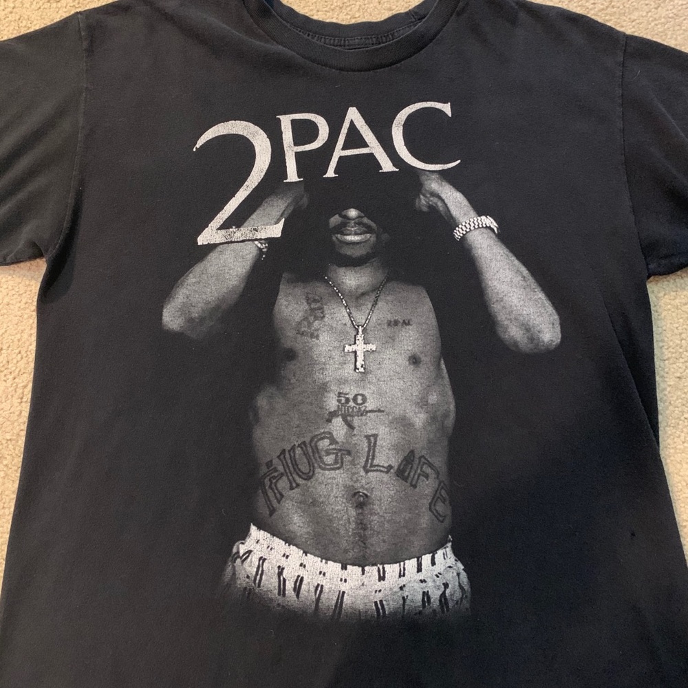 Bravado 2pac Shakur shirt Black